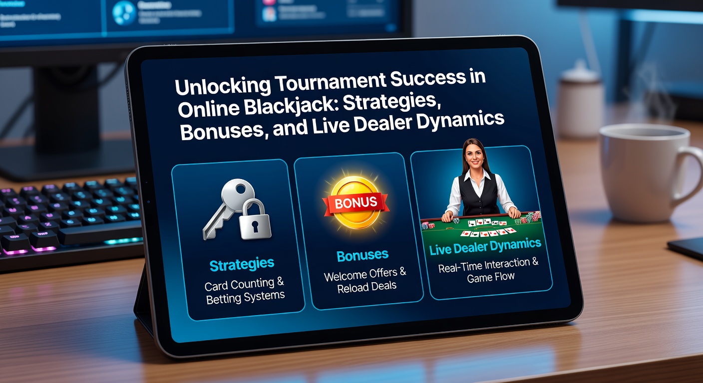 Live-Dealer am Blackjack-Tisch während eines intensiven Online-Turniers, mit Chat und Spielern im Hintergrund